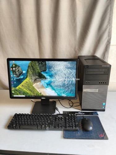 Dell Ci7 4th Ram 8GB SSD 256GB HDD 500GB VGA GT 710 2GB LCD Dell 22 inch Wide Full HD