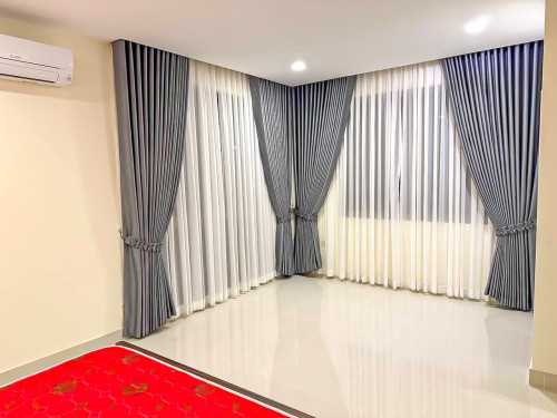 ✅វីឡាភ្លោះ A កែង សម្រាប់ជួល នៅក្នុងបុរីប៉េងហួតបឹងស្នោរ (គម្រោង Eco Poli 1 ) H-15819