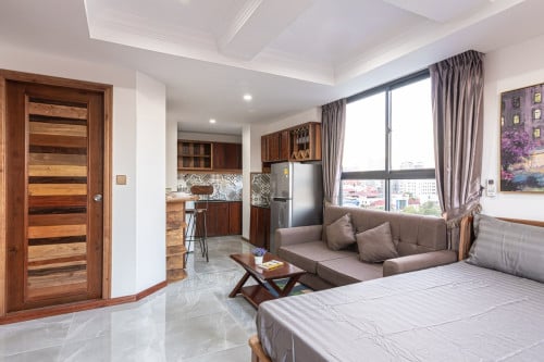 🍀Cozy Studio room for rent at Daun Penh Phnom Penh