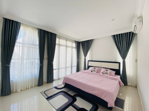 🏠 Link House in Borey Lucky one available for Rent 📍 ជិតព្រលានយន្តហោះថ្មី, ជិតផ្លូវ60ម, ជិត Aeon 3