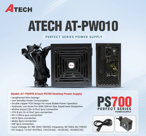 🔥ស្តុកថ្មី Power Supply Brand ATECH តម្លៃពិសេស !
