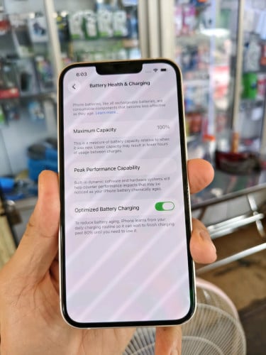 13 128G ZP ថ្ម100% ស្សុីនណែន✅