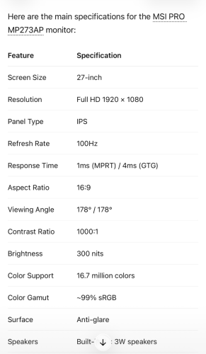 95$ MP273AP ស្អាត 99% នៅធានា ២ឆ្នាំ