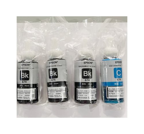 Clearance sale! Original Epson 6 Color Ink 4 bottles $24=>  Discount $16.5