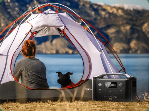 EcoFlow River Pro-INT Version with Universal Sockert Portable Power Station (720Wh)