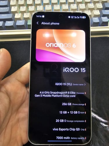 IQOO 15 China ram 12GB storage 256GB 99.99%