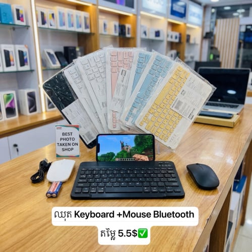 Keyboard mouse Bluetooth 5.5$✅