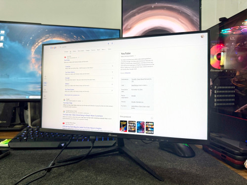 Monitor 100hz គែមស្តើង យក3 $120