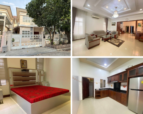Nice Villa 4 Bedrooms for RENT near AEON MALL 2_Sen Sok