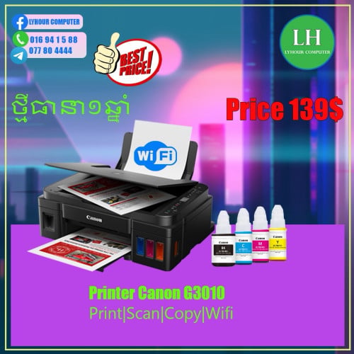 Printer Hp Laser 136W WiFi print|scan|copy new