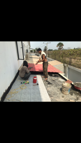 ជាងដែក​ យ៉ាប ដំបូល​ roof leaking renovation by
