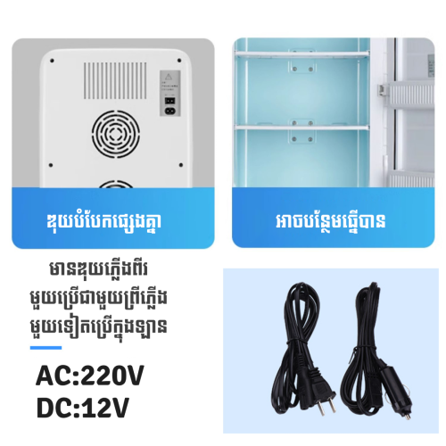 SAST Mini Fridge 22L (ទូរក្លាសេខ្នាតតូច22L)