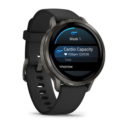 Venu® 4 – 41 mmSlate with Black Silicone Band