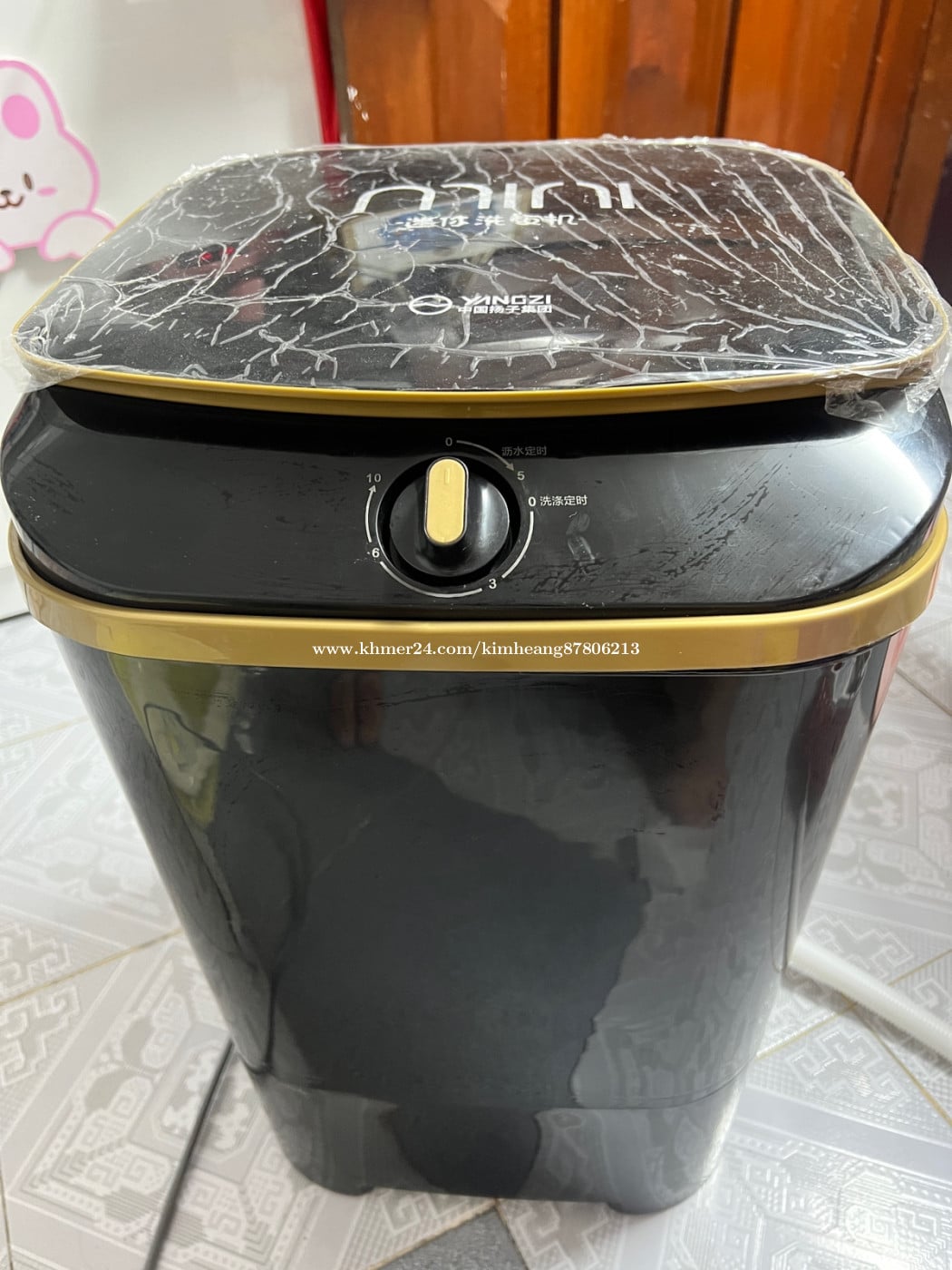 ម៉ាសុីនបោកខោអាវខ្នាតតូច 7kg ប្រើបាន 3-4ដង លក់វិញ 30$ ទីតាំង អូឡាំពិច