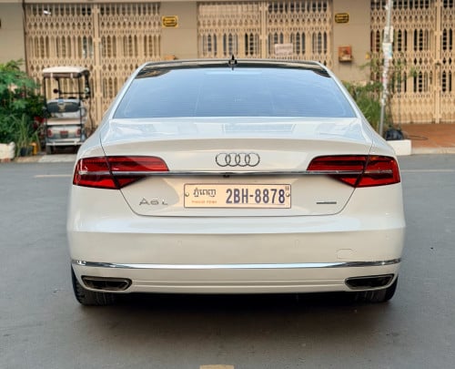 ស្តុកថ្មី Audi A8 Year 2015 full option ✅🚗ម៉ាស៊ីន6សាំង🚗ឡានថ្មី ធានាជូន