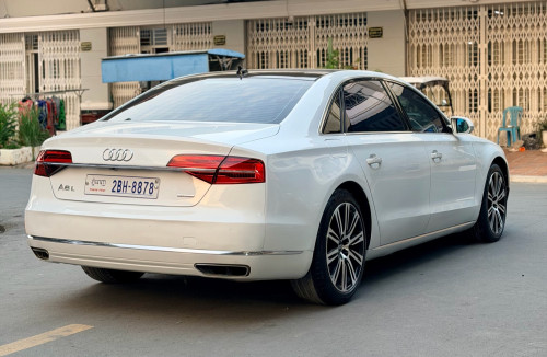 ស្តុកថ្មី Audi A8 Year 2015 full option ✅🚗ម៉ាស៊ីន6សាំង🚗ឡានថ្មី ធានាជូន
