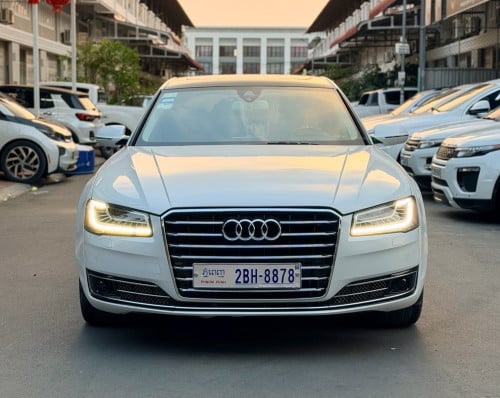 ស្តុកថ្មី Audi A8 Year 2015 full option ✅🚗ម៉ាស៊ីន6សាំង🚗ឡានថ្មី ធានាជូន
