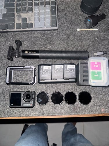 DJI action 4 ឈុតធំ​+គ្រឿងថែមជិត100$
