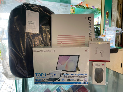 Huawei Mate Pad 11.5’(2026) Ram8G/128GB ថ្មីប្រអប់ធានាក្រុមហ៊ុនចុះតម្លៃពិសេសជូន