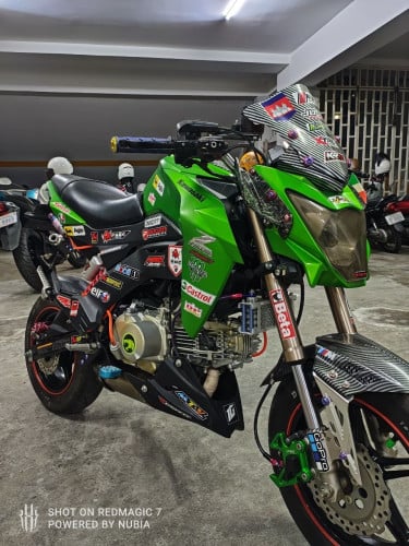 Kawasaki z125pro original engine good condition