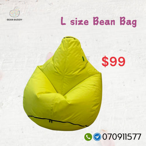 L size Bean Bag សាឡុងអង្គុយគ្រាប់ស្នោ​
