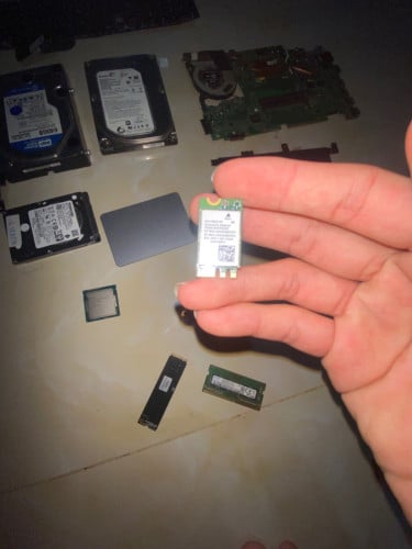 Laptop motherboard I5-8th mx130 2gb