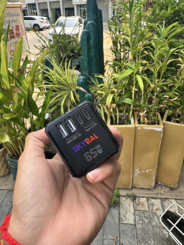 Mini Travel Adapter 65W Black&White