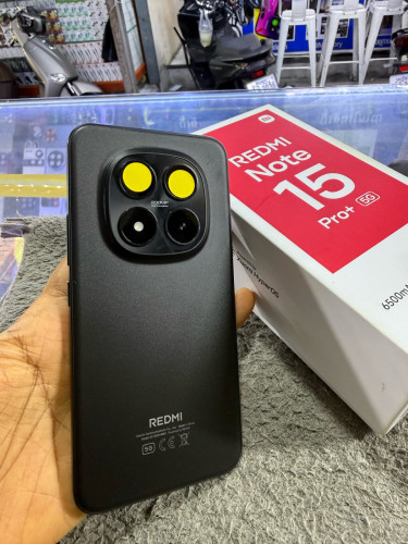 Redmi Note15Pro Plus 5G Ram12G Memory512G ក្រុមហ៊ុនសុីមពីរ មានឆ្នាំងសាក