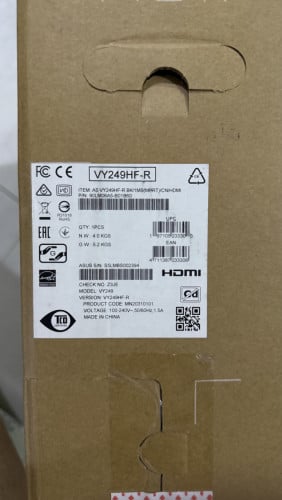លក់ Monitor Asus VY 249 ( 23.8 inch wide screen)99%,  100$