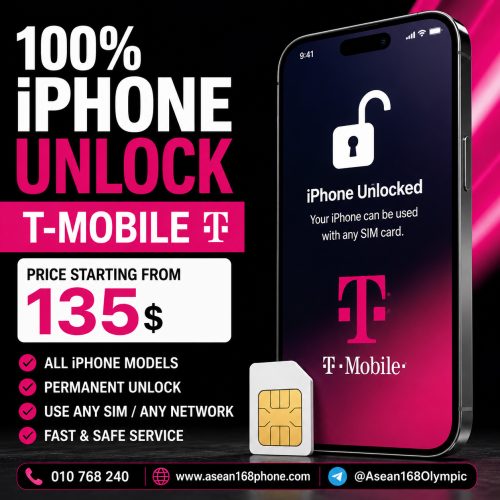 🔓 iPhone Unlock T-Mobile – 100% Service 🔥