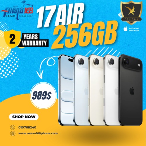 🔥 iPhone 17 Air – 256GB XA 2 Year Warranty