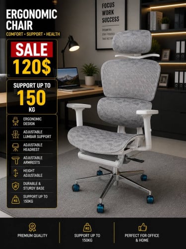 Comfort Ergonomic chair new mode available in stock