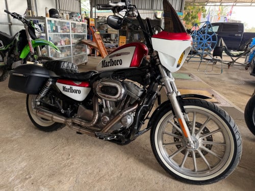 Harley Davidson 883 XL ប្រភេទម៉ូតូស្អាត​ គ្រឿងលេងfull