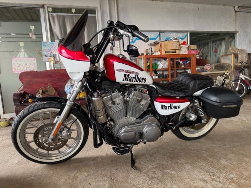 Harley Davidson 883 XL ប្រភេទម៉ូតូស្អាត​ គ្រឿងលេងfull