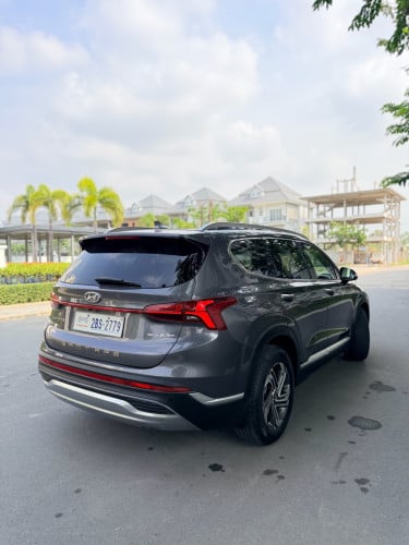 Hyundai SantaFe 2022 ថ្នាំ​សុីន​មួយ​ជុំ​ សាច់​ដែក​ថ្មី​ខ្លាំង​ណាស់​