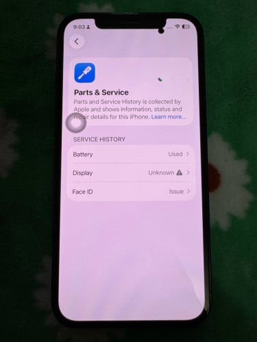 iPhone 12 pro តូច 128G SIM 2 អេក្រង់អុចខ្មៅដូចរូប អត់ស្ដេនលក់170$