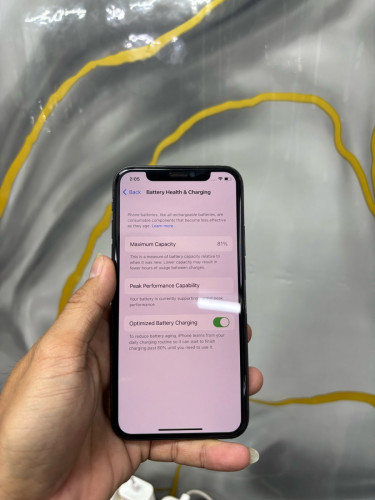 iPhoneX 64G LL ម៉ាសុីនអេក្រង់ស្រុីន មានស្គេន