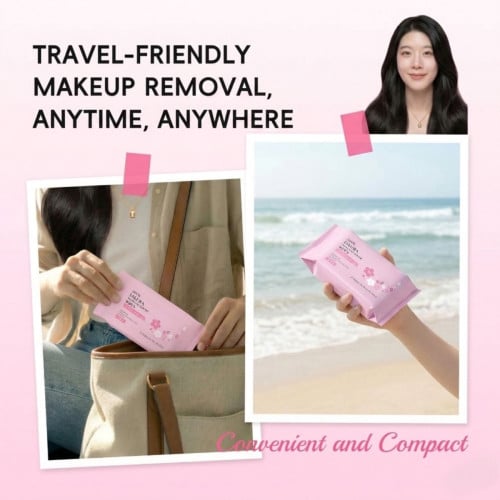 Japan Sakura Makeup Remover Wipes