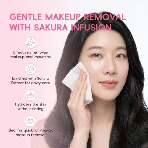 Japan Sakura Makeup Remover Wipes