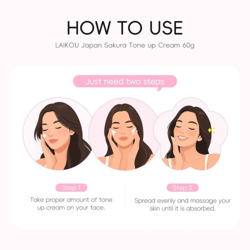 Japan Sakura tone up cream beauty without makeup (Lazy Cream)