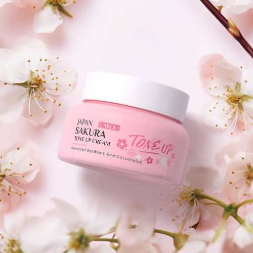 Japan Sakura tone up cream beauty without makeup (Lazy Cream)