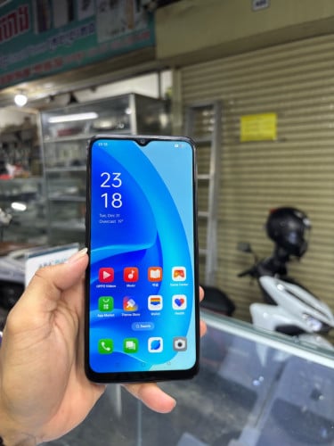 Oppo A55 128G Ram6G Sim2 CH សានុំស្រុីន