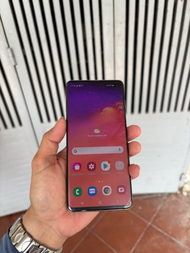 Samsung S10 128G Ram8G Sim1 ម៉ាសុីនអេក្រង់ស្រុីន