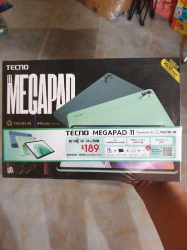 TECNO MEGAPAD 11 ថ្មីធានា1ឆ្នាំតំលៃពិសេស