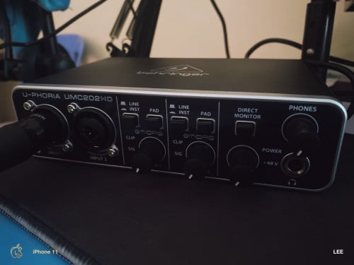 USB Audio Interface Behringer U-Phoria UMC202HD