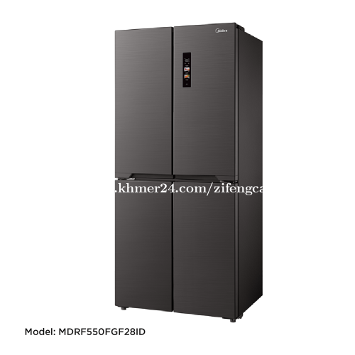 407L MDRF550FGF28ID# Midea 4-door refrigerator ទូរទឹកកក