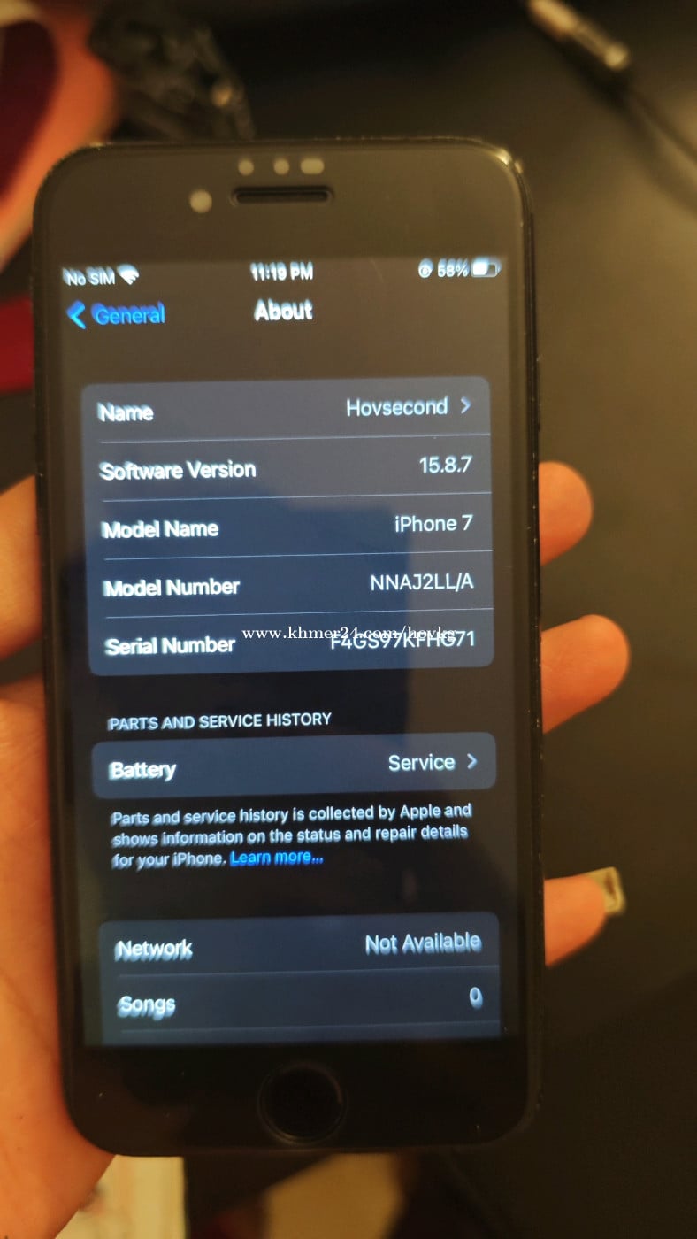 iphone 7 128g zinscan 13$ដាច់