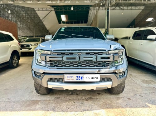ឡានលក់ Ford Ranger Raptor ពណ័សុីម៉ង់ 023 ម៉ាសុីនសាំង