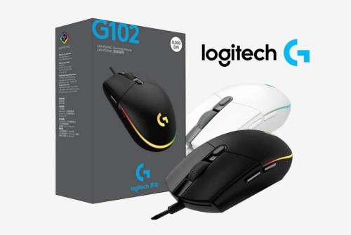 -Mouse Gaming Bramd Logitech G102 ទើបចូលស្តុកថ្មី ថ្មីប្រអប់ អីវ៉ាន់មាននៅក្នុងស្តុក បងៗ