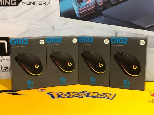 -Mouse Gaming Bramd Logitech G102 ទើបចូលស្តុកថ្មី ថ្មីប្រអប់ អីវ៉ាន់មាននៅក្នុងស្តុក បងៗ
